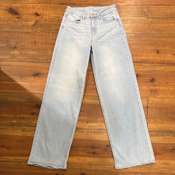 Old Navy Denim - Old Navy Light Blue Straight Leg Jeans